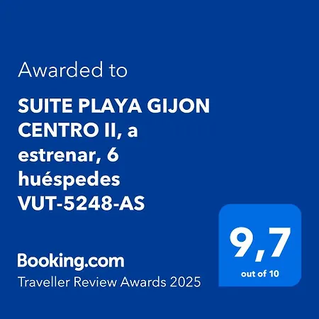 Daire Playa Centro Ii, A Estrenar, 4 Huespedes Vut-5248-as Gijón